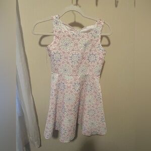 Us Angels Pink and White Floral Kids Dress from Bloomingdale’s